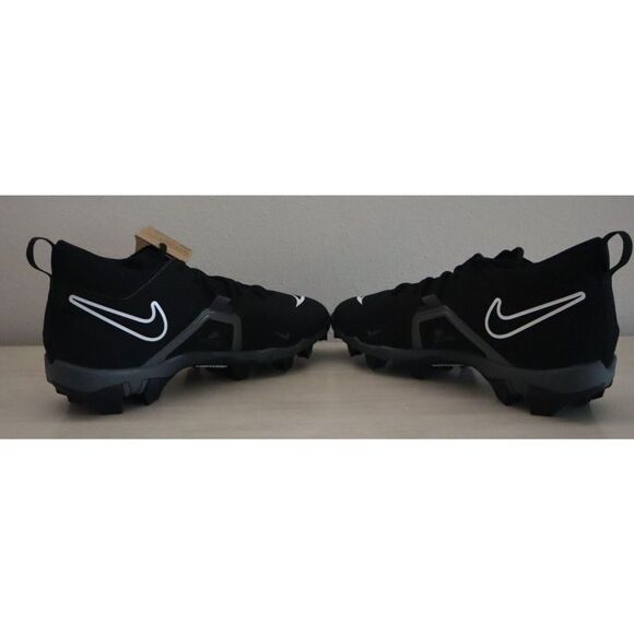 Nike CV0582 010 Men's Sz 10.5 Black Alpha Menace 3 Shark Molded Football Cleats - Picture 8 of 8